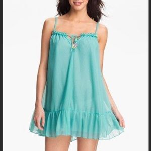 Betsey Johnson Intimates Pink Sheer Chiffon Nighty